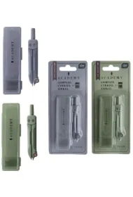 Cyrkiel mini z rysikiem w etui Academy mix