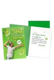 Karnet Urodziny 10 chłopiec