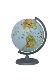 Globus zoologiczny w kartonie 22cm w.ukraińska