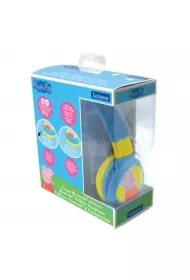 Składane słuchawki Świnka Peppa 2 w 1 Bluetooth i przewodowe z zabezpieczeniem głośności dla dzieci HPBT010PP