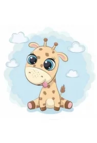 Malowanie po numerach - Żyrafa 18x24cm