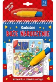 Radosne Boże Narodzenie. Malowanka z pisakiem w.2