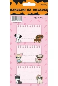 Naklejki na zeszyty Pieski