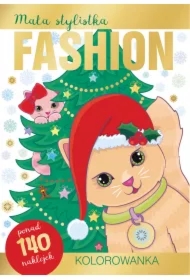 Mała stylistka Fashion. Kolorowanka. Kotki