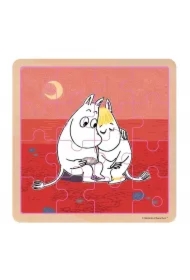 Puzzle drewniane 16 el. Muminki - Troska