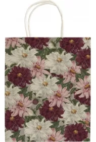 Torebka ozdobna A5 STBAG150 Dalia fioletowa