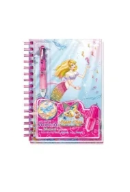 Pamiętnik na spirali z akcesoriami Syrenka
