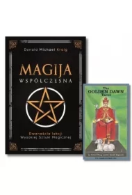 Pakiet: Magija współczesna. Dwanaście lekcji wysokiej sztuki magicznej, Golden Dawn Tarot, Tarot Złotego Brzasku