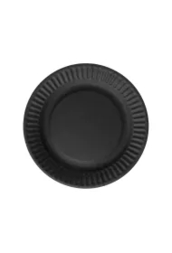 Talerzyki papierowe czarne