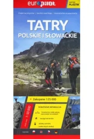 Mapa tur. - Tatry polskie i słowackie plastik