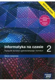 Informatyka na czasie 2. Podręcznik dla liceum ogólnokształcącego i technikum. Zakres rozszerzony