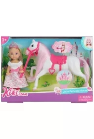 Lalka księżniczka z koniem