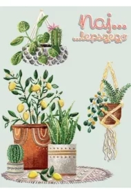 Karnet B6 Kwiaty doniczkowe