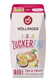 Napój o smaku brzoskwinia-marakuja bez dodatku cukru