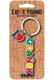 Brelok I love Poland Gdańsk ILP-BRE-B-GD-06