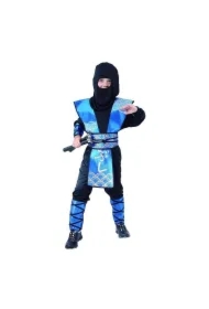 Strój Niebieski Ninja rozm. 130/140cm