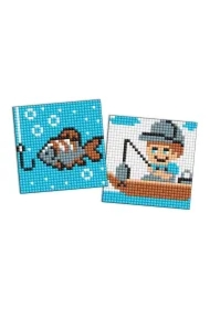 Diamentowa mozaika naklejka Kids - Zawód Rybak