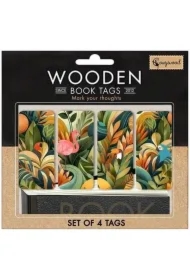 Zakładki drewniane do książki Dżungla