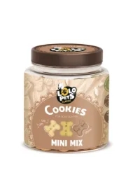 Ciastka dla psa kości mini Mix w słoikach