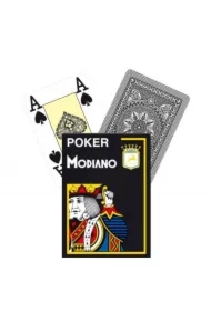 Modiano, karty do gry, czarne