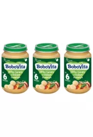 Deserek Jabłka i banany z kleikiem owsianym po 6 miesiącu Zestaw