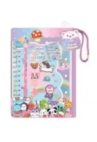 Notatnik na spirali z charmsami Zwierzątka