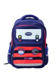 Plecak szkolny Kosmos granatowo czerwony 20L