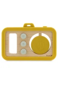 Drewniany silikonowy aparat dla niemowląt