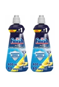 Nabłyszczacz do zmywarki płyn nabłyszczający Lemon zestaw