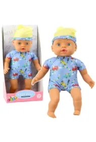 Lalka bobas niebieskie ubranko 31cm