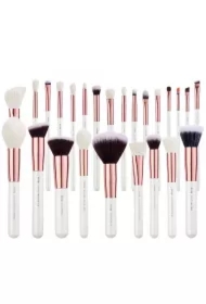Zestaw Individual pędzle do makijażu twarzy T215 White/Rose