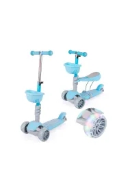 Hulajnoga z siodełkiem 2w1 trójkołowa led