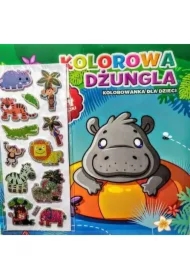 Kolorowanka Kolorowa Dżungla