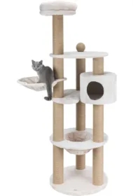 Drapak stojący Nigella, 177 cm, jasnoszary