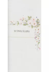 Karnet Ślub DL S62 - W dniu ślubu