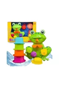 Wesoła Żabka z kubkami do kąpieli