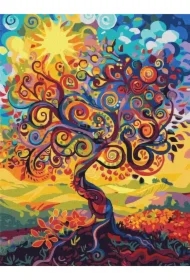 Malowanie po numerach - Drzewo życia