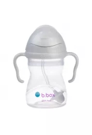 Bidon ze słomką szary