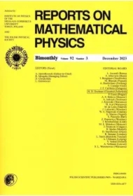 Reports on Mathematical Physics 92/3