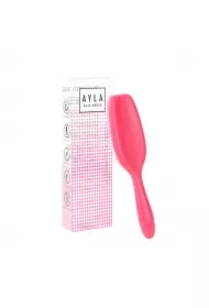 Ayla Hair Brush szczotka do włosów z elastycznym nylonowym włosiem Pastel Peach