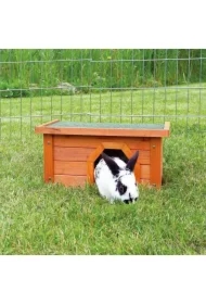 Domek dla gryzoni, 40 x 20 x 28 cm, brązowy