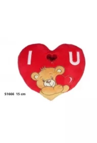 Poduszka Serce miś 15cm