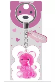 Brelok miś - Ślicznotka