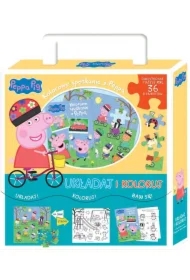 Peppa Pig. Układaj i koloruj
