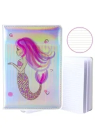 Notatnik A5/80K linia Syrenka holograficzny