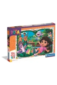 Puzzle 104 el. Maxi SuperColor. Dora