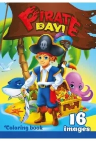 Kolorowanka A4 16 obrazków Piraci