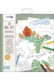 Wypukła malowanka - Dinozaury