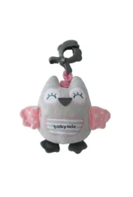 Zawieszka pluszowa Sowa różowa