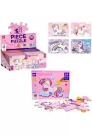 Puzzle 24 el. jednorożec mix